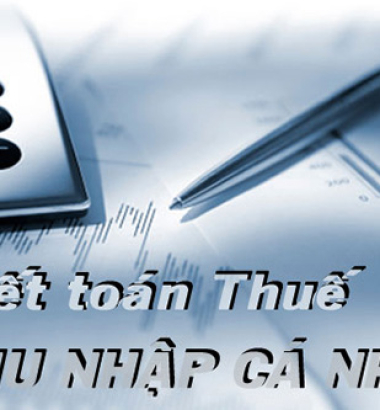 Dịch vụ quyết toán thuế TNCN