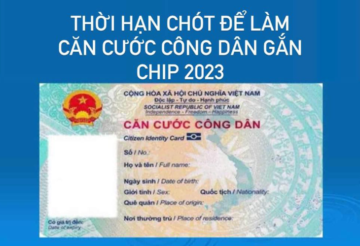 Bắt Buộc Cập Nhật Căn Cước Công Dân Gắn Chip Cho Người Đại Diện Pháp Luật Trước 31/03/2023