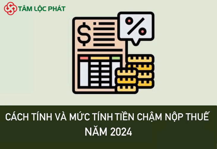 Cách tính và mức tính tiền chậm nộp thuế năm 2024