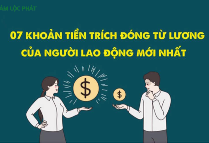 07 khoản tiền trích đóng từ lương của người lao động mới nhất 2023