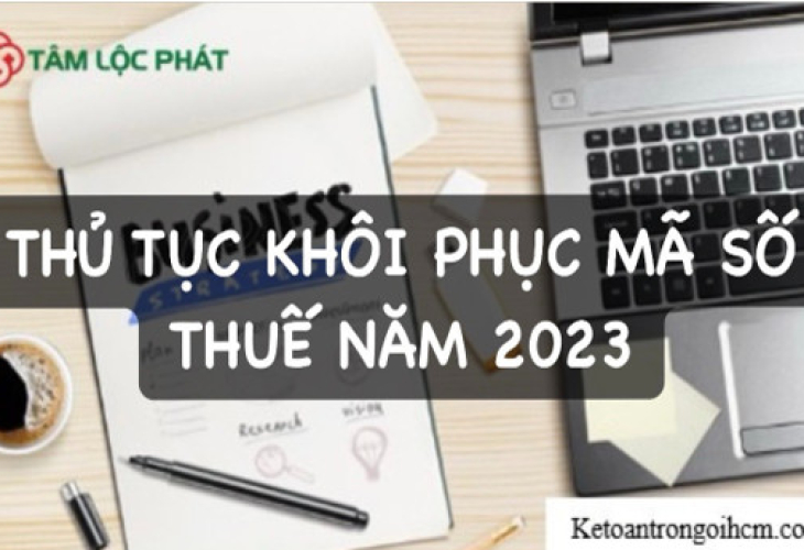 Thủ tục khôi phục mã số thuế năm 2023