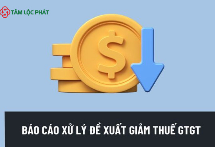 Báo cáo về đề xuất giảm thuế GTGT 2% cho tất cả các hàng hóa, dịch vụ có mức thuế suất 10% trước ngày 25/7?