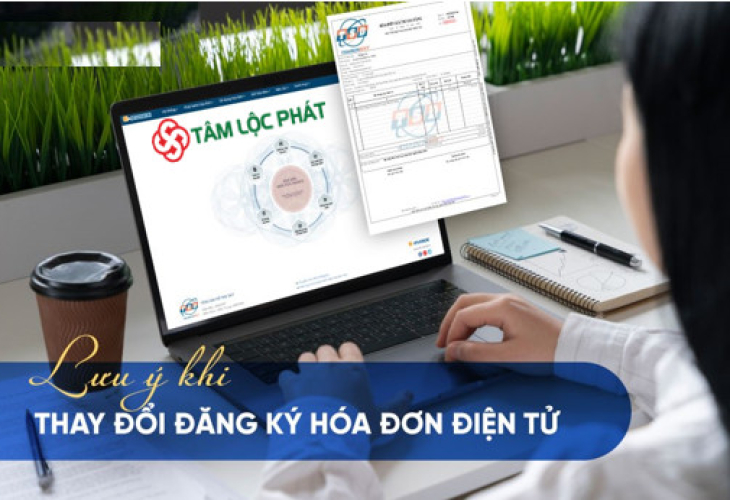 Hướng dẫn thay đổi nội dung đăng ký sử dụng hóa đơn điện tử